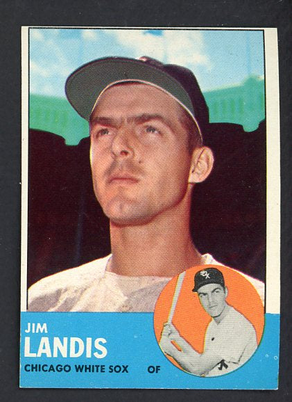 1963 Topps Baseball #485 Jim Landis White Sox EX 525152