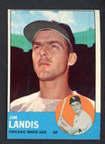 1963 Topps Baseball #485 Jim Landis White Sox EX 525152