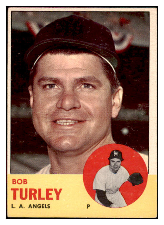 1963 Topps Baseball #322 Bob Turley Angels VG-EX 525159