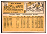 1963 Topps Baseball #322 Bob Turley Angels VG-EX 525159