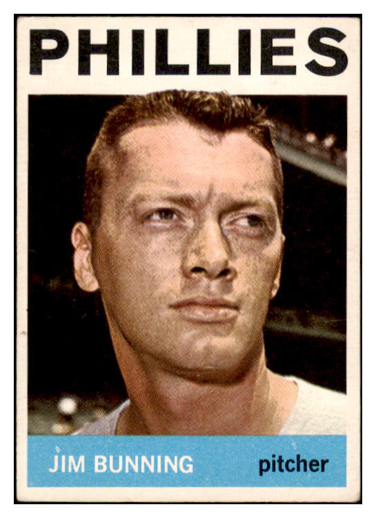 1964 Topps Baseball #265 Jim Bunning Phillies EX 525174