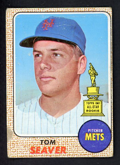 1968 Topps Baseball #045 Tom Seaver Mets FR-GD 525178