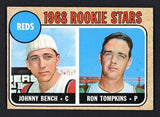 1968 Topps Baseball #247 Johnny Bench Reds VG-EX 525181