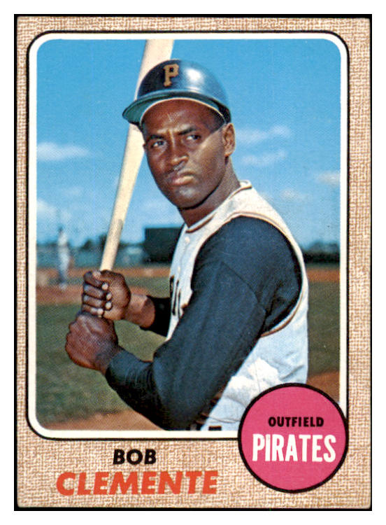 1968 Topps Baseball #150 Roberto Clemente Pirates EX 525182