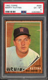 1962 Topps Baseball #566 Marty Kutyna Senators PSA 6 EX-MT 525198