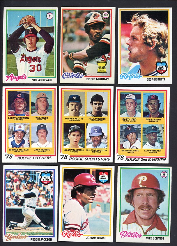 1978 Topps Baseball Complete Set EX+/EX-MT Molitor Murray 525206