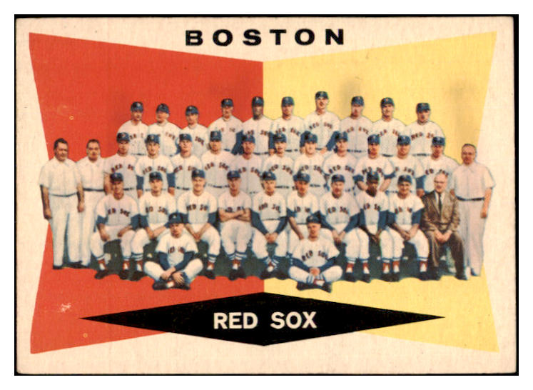 1960 Topps Baseball #537 Boston Red Sox Team Good marked 525215