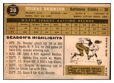 1960 Topps Baseball #028 Brooks Robinson Orioles EX-MT 525218