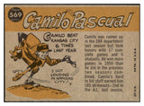 1960 Topps Baseball #569 Camilo Pascual A.S. Senators EX 525224