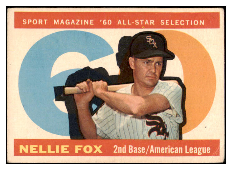 1960 Topps Baseball #55 Nellie Fox A.S. White Sox VG 525226