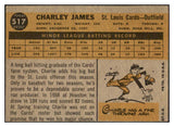 1960 Topps Baseball #517 Charley James Cardinals VG-EX 525229