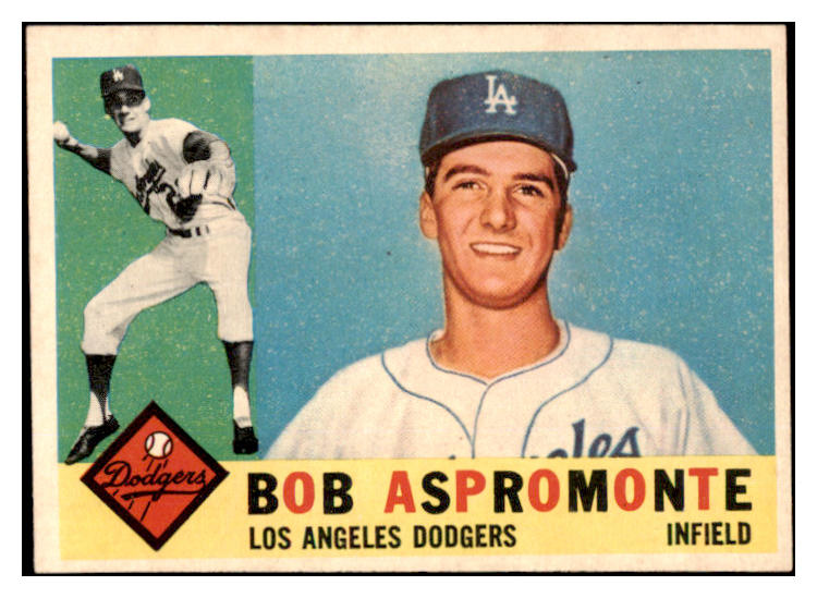 1960 Topps Baseball #547 Bob Aspromonte Dodgers NR-MT 525232