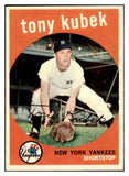 1959 Topps Baseball #505 Tony Kubek Yankees NR-MT 525239