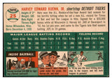1954 Topps Baseball #025 Harvey Kuenn Tigers EX 525247