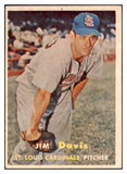 1957 Topps Baseball #273 Jim Davis Cardinals EX-MT 525294