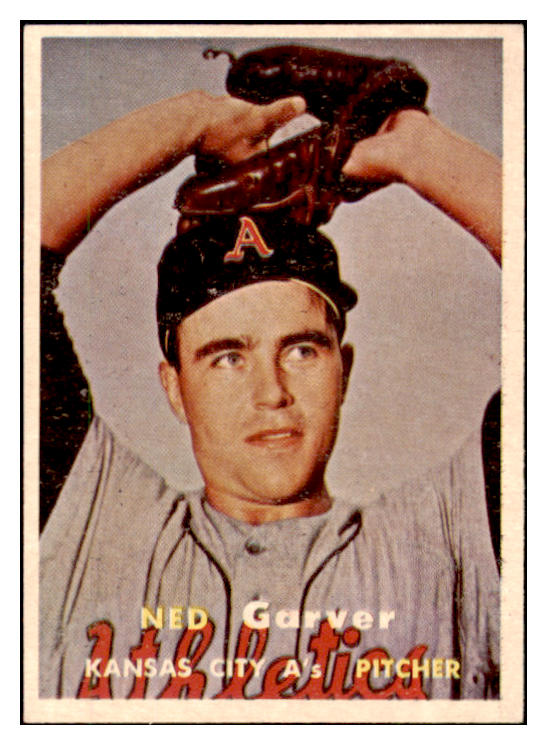 1957 Topps Baseball #285 Ned Garver A's EX-MT 525296
