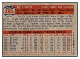 1957 Topps Baseball #285 Ned Garver A's EX-MT 525296