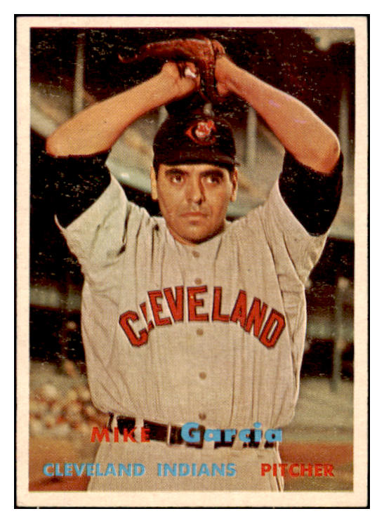 1957 Topps Baseball #300 Mike Garcia Indians EX-MT 525298