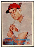 1957 Topps Baseball #305 Chico Fernandez Phillies EX-MT 525299