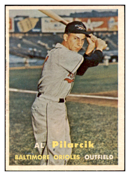 1957 Topps Baseball #311 Al Pilarcik Orioles EX-MT 525300
