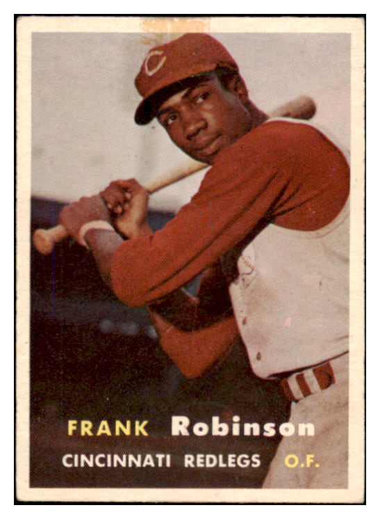 1957 Topps Baseball #035 Frank Robinson Reds FR-GD 525319