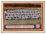 1957 Topps Baseball #251 Baltimore Orioles Team EX-MT 525321