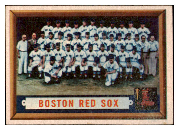 1957 Topps Baseball #171 Boston Red Sox Team EX-MT 525322