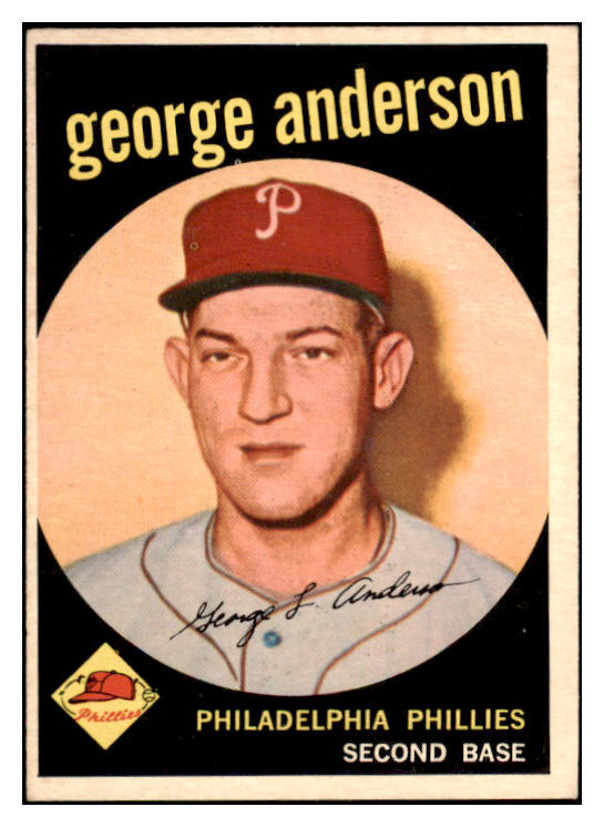 1959 Topps Baseball #338 Sparky Anderson Phillies EX-MT 525325