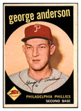 1959 Topps Baseball #338 Sparky Anderson Phillies EX-MT 525325