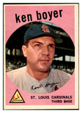 1959 Topps Baseball #325 Ken Boyer Cardinals EX-MT 525326