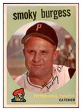 1959 Topps Baseball #432 Smoky Burgess Pirates EX-MT 525327