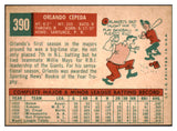 1959 Topps Baseball #390 Orlando Cepeda Giants EX-MT 525328