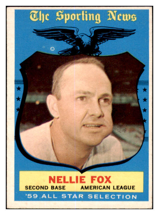 1959 Topps Baseball #556 Nellie Fox A.S. White Sox EX-MT 525334