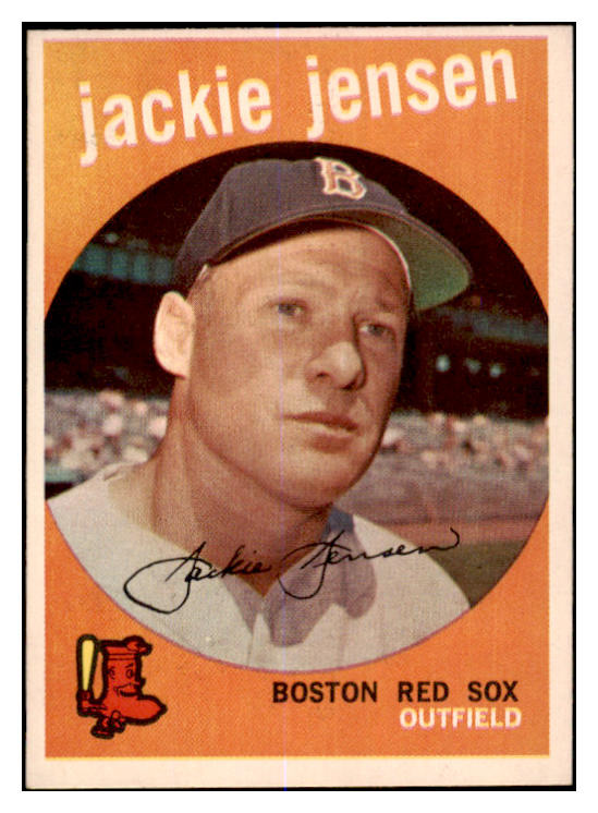 1959 Topps Baseball #400 Jackie Jensen Red Sox EX-MT 525343