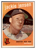1959 Topps Baseball #400 Jackie Jensen Red Sox EX-MT 525343