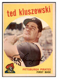 1959 Topps Baseball #035 Ted Kluszewski Pirates EX-MT 525344