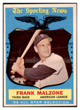 1959 Topps Baseball #558 Frank Malzone A.S. Red Sox EX-MT 525346