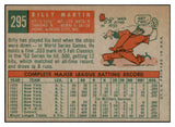 1959 Topps Baseball #295 Billy Martin Indians EX-MT 525347