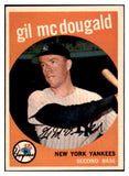 1959 Topps Baseball #345 Gil McDougald Yankees EX-MT 525349