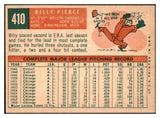 1959 Topps Baseball #410 Billy Pierce White Sox EX-MT 525353