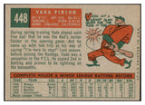 1959 Topps Baseball #448 Vada Pinson Reds EX-MT 525354