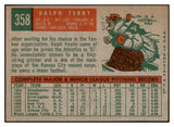 1959 Topps Baseball #358 Ralph Terry A's EX-MT 525361