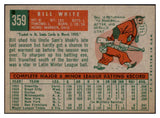 1959 Topps Baseball #359 Bill White Giants EX-MT 525364