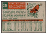 1959 Topps Baseball #349 Hoyt Wilhelm Orioles EX-MT 525365