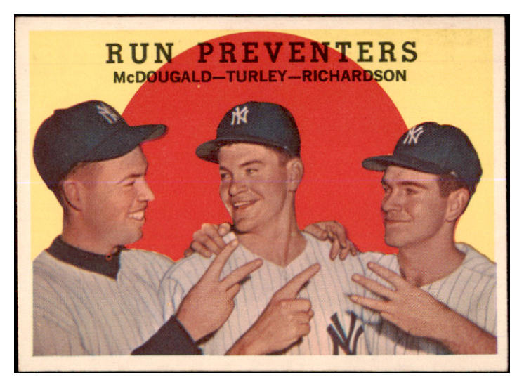 1959 Topps Baseball #237 Bobby Richardson Gil McDougald EX-MT 525371