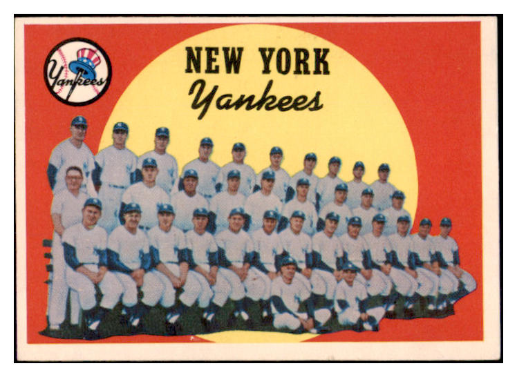 1959 Topps Baseball #510 New York Yankees Team EX-MT 525377