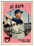 1959 Topps Baseball #502 Al Dark Cubs EX-MT 525378