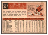 1959 Topps Baseball #507 Bob Hale Orioles EX-MT 525379