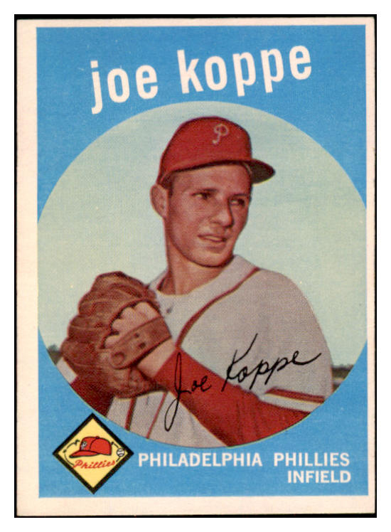 1959 Topps Baseball #517 Joe Koppe Phillies EX-MT 525382