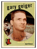 1959 Topps Baseball #521 Gary Geiger Red Sox EX-MT 525385